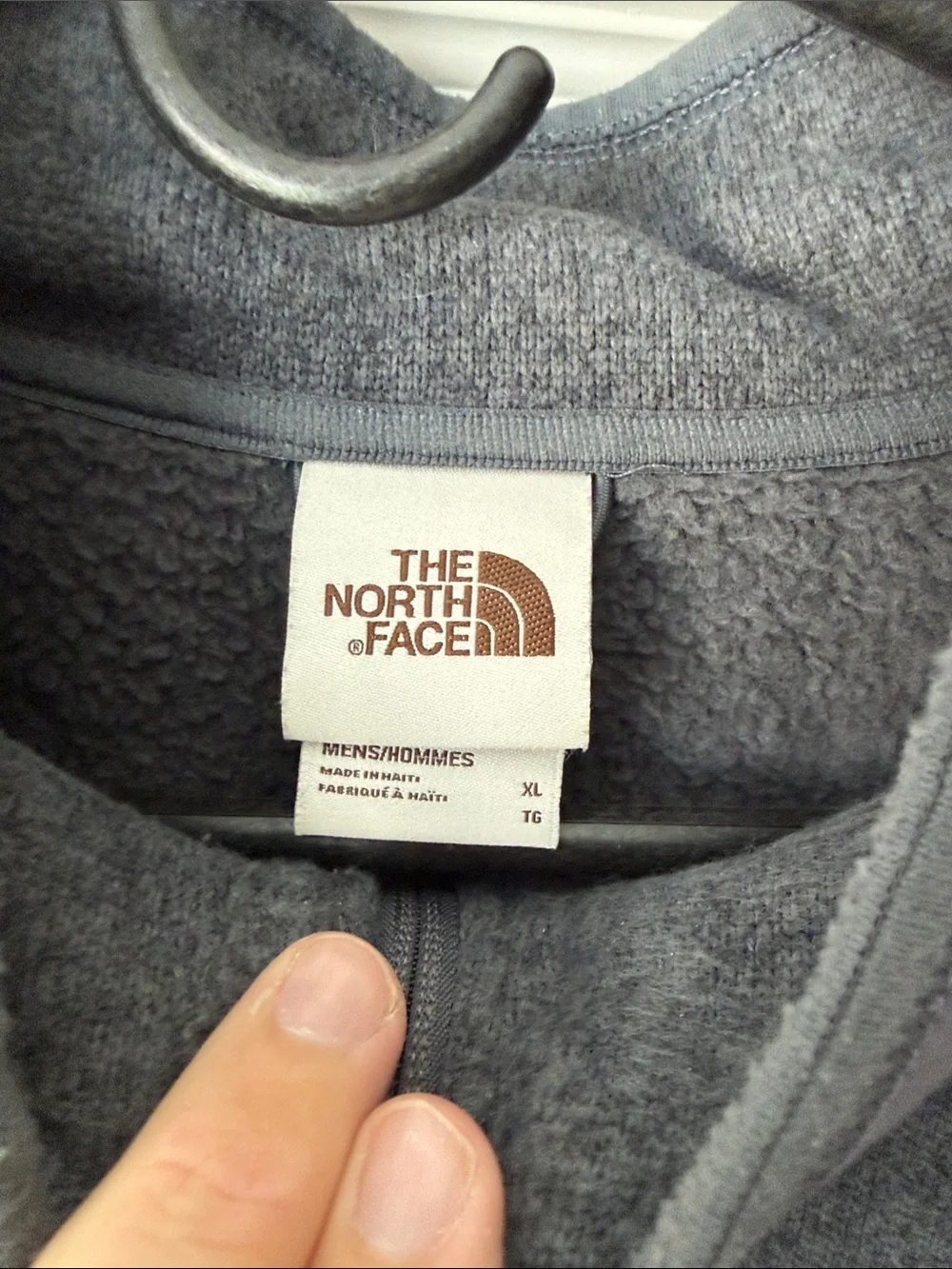 The North Face Men’s Gray Half-Zip Fleece Pullover